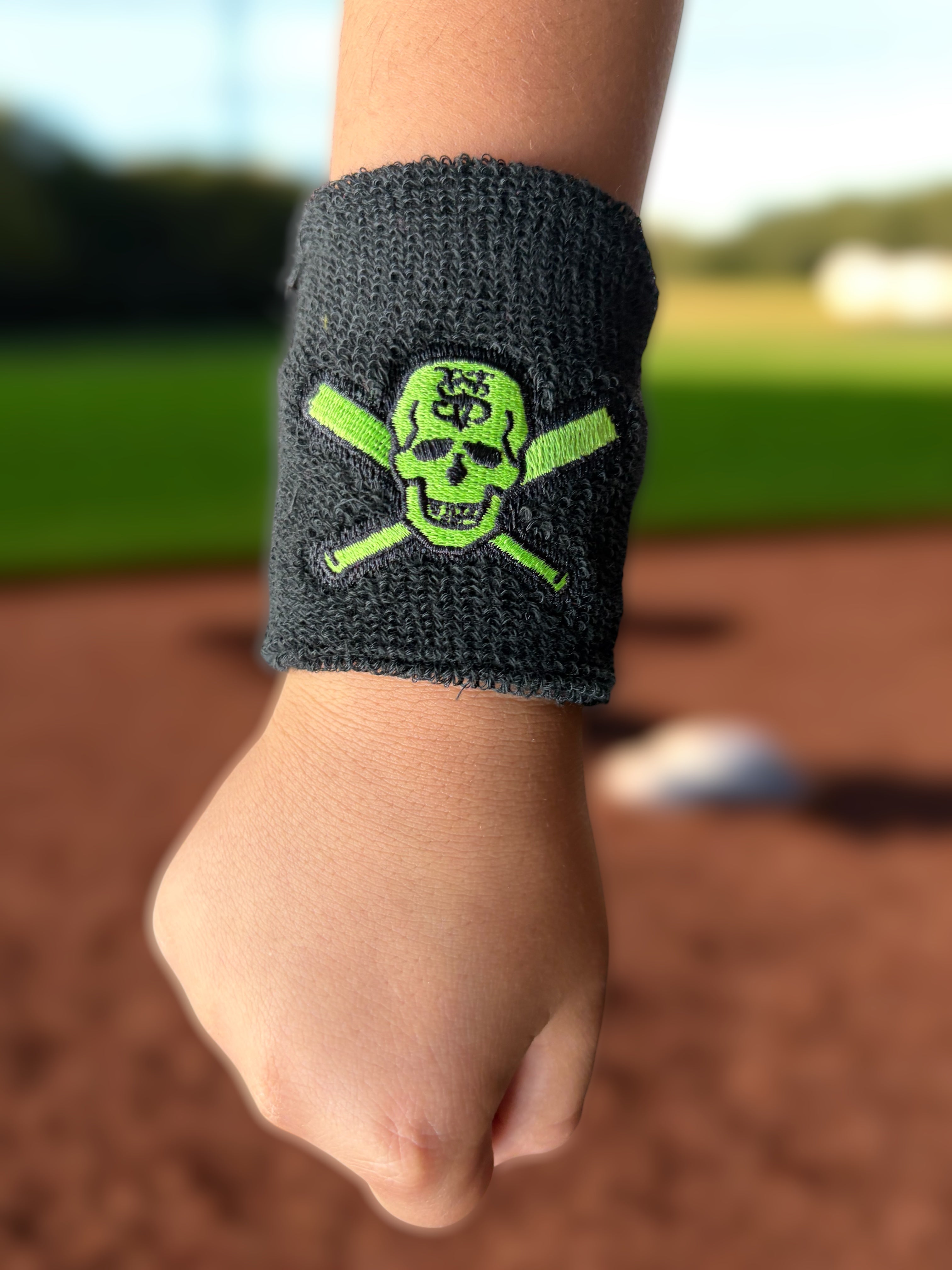 Skull & Crossbats Sweatband