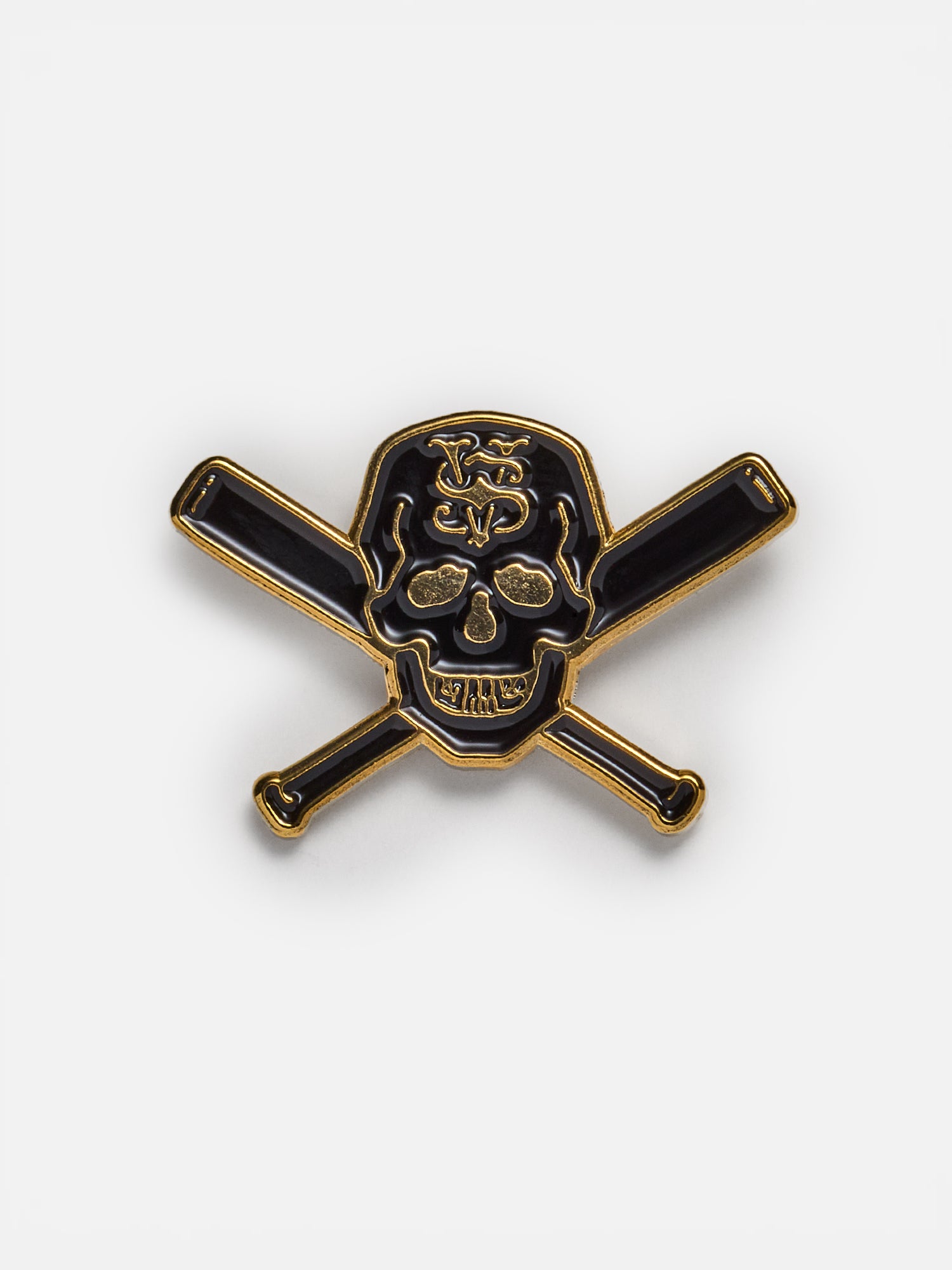 Skull & Crossbats Enamel Pin